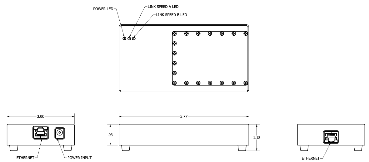 ACTIV AUDIO Ethernet Filter Drawing