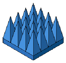 Broadband Pyramidal Absorber