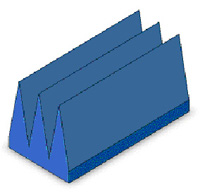 Broadband Wedge Absorber